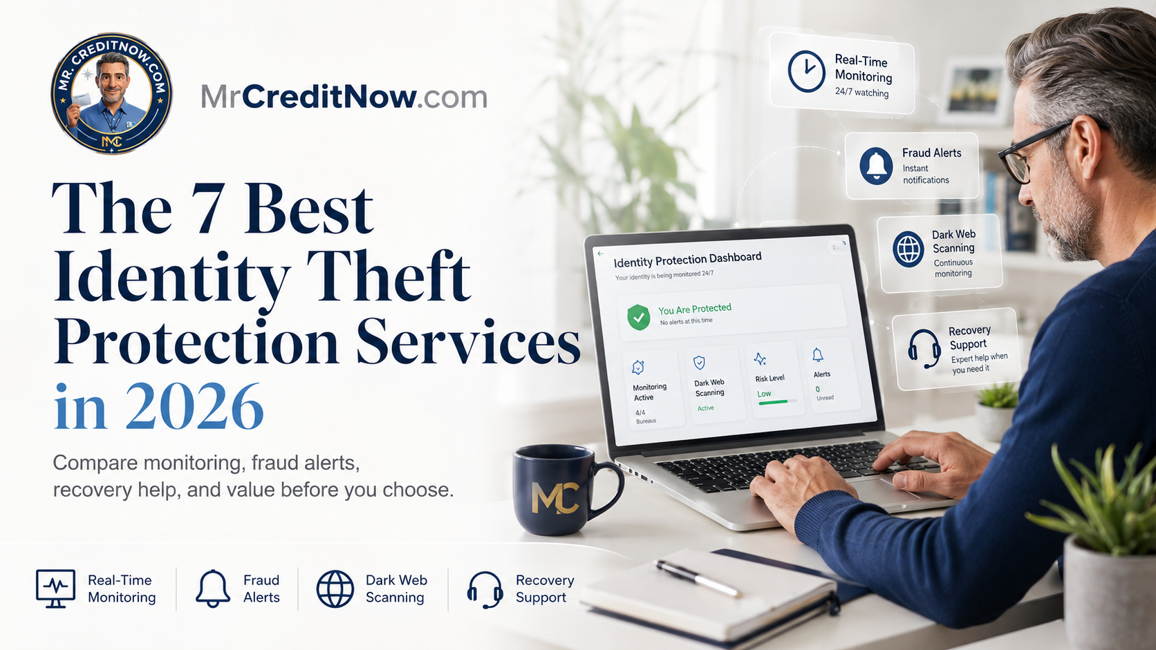 The 7 Best Identity Theft Protection Services in 2026 — MrCreditNow